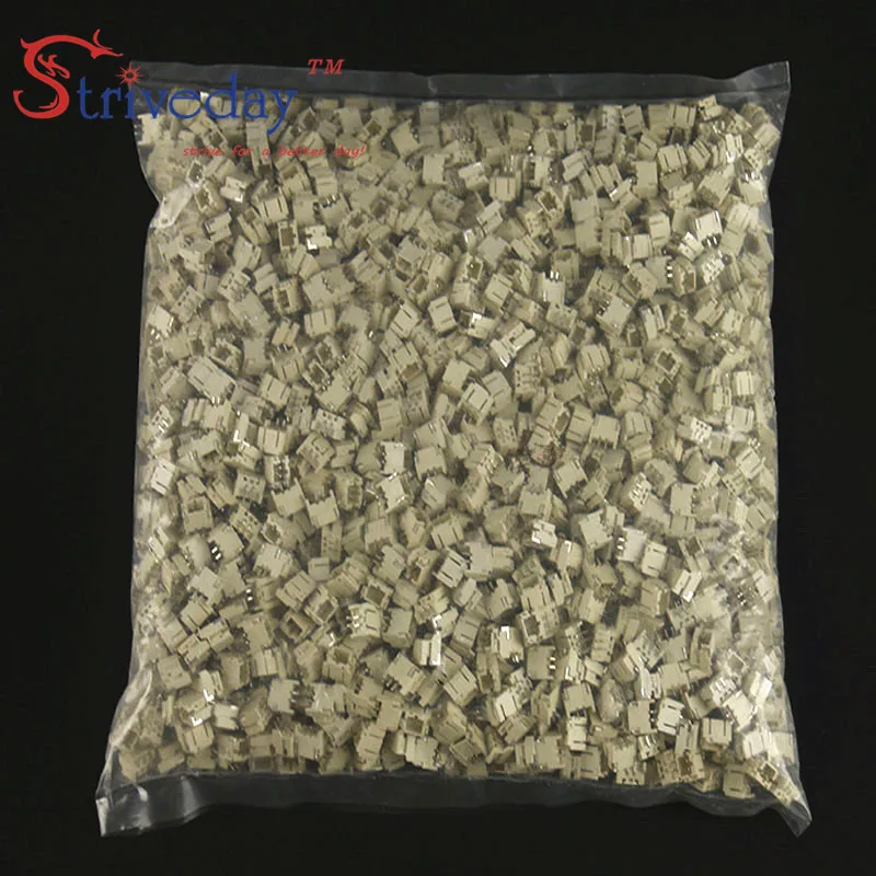 100 шт./лот светодиодная SMD Клеммная колодка 2p высокотемпературная пламя PH2.0