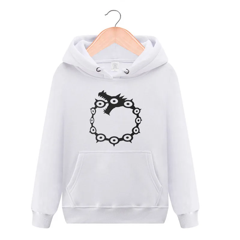 Новая мода аниме Nanatsu No Taizai the seven deadly sins Dragon толстовки унисекс Harajuku