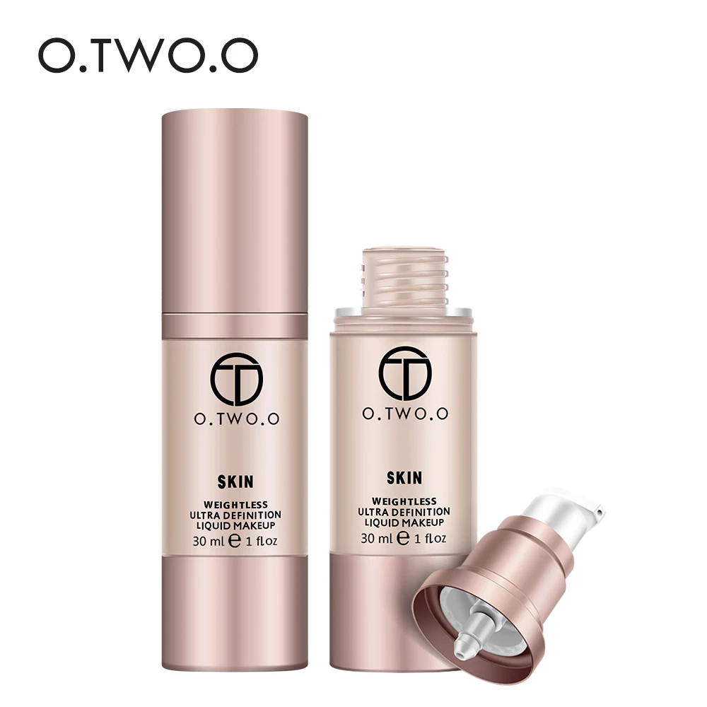 

O.TWO.O Face Base Liquid Foundation Cream Makeup Full Coverage Concealer Whitening Primer BB Cream Waterproof Lasting 30ml