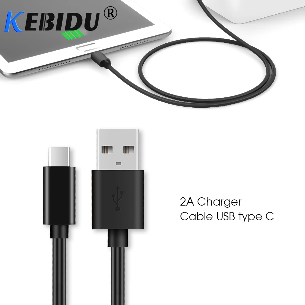 Зарядный кабель kebidu USB Type-C 1 м быстрая зарядка | Электроника