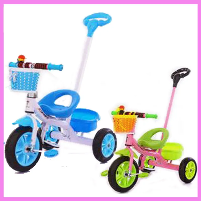 

Baby Tricycle Bike Trolley Children Kids Tricycle Three Wheels Front Back Basket Stroller Bicycle Buggy Pram Pushchair 1~6 Y