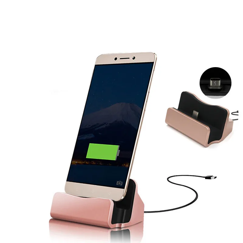 Зарядное устройство типа C USB Настольный держатель для Телефона Зарядная база док