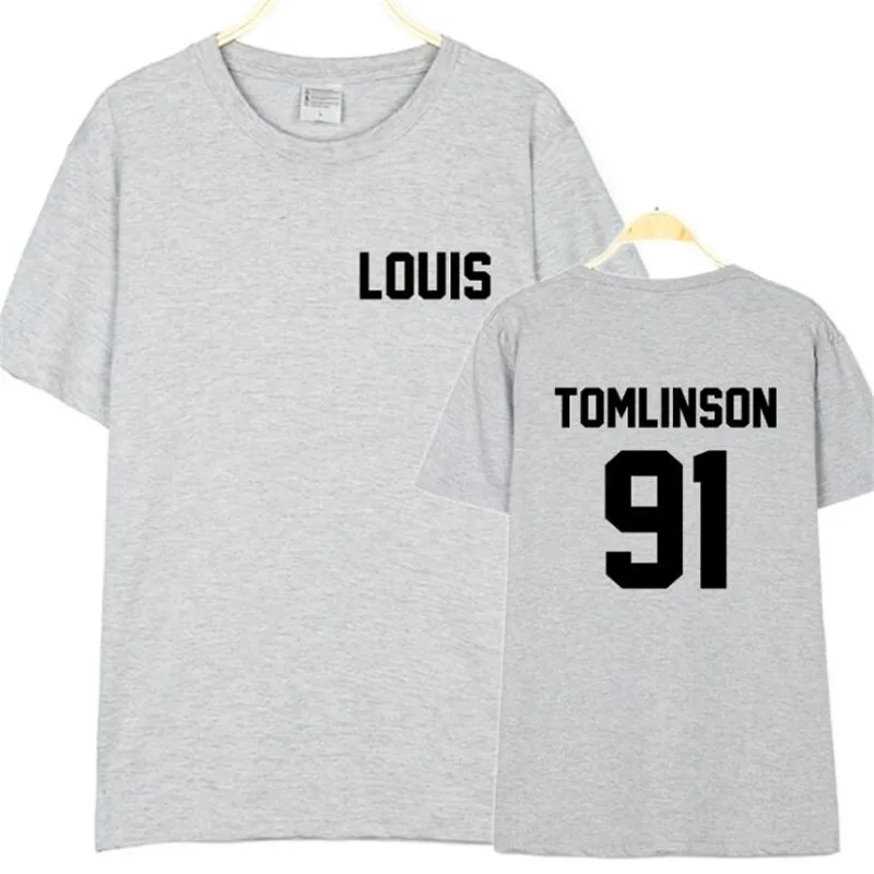 Pkorli Fashion Women'S T-Shirt One Direction LOUIS TOMLINSON T Shirt Women Men Casual Cotton Short Sleeve Tee Shirt Female