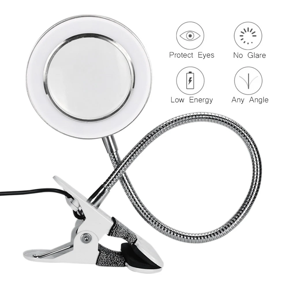 

1 Pcs Clip Table Lamp Desk Light Adjustable for Eyebrow Tattoo Nail Art Beauty Makeup LO88