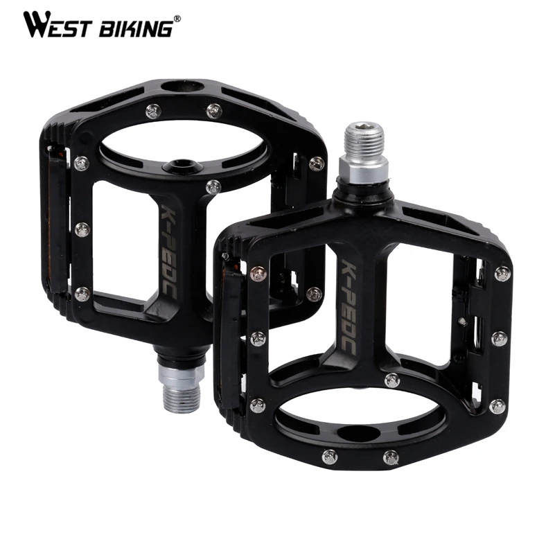

WEST BIKING Mountain Bike Pedal Bearing Pedal Bicycle Parts BMX Flat Pedal MTB Road Bike Bicycle Cycling Pedal