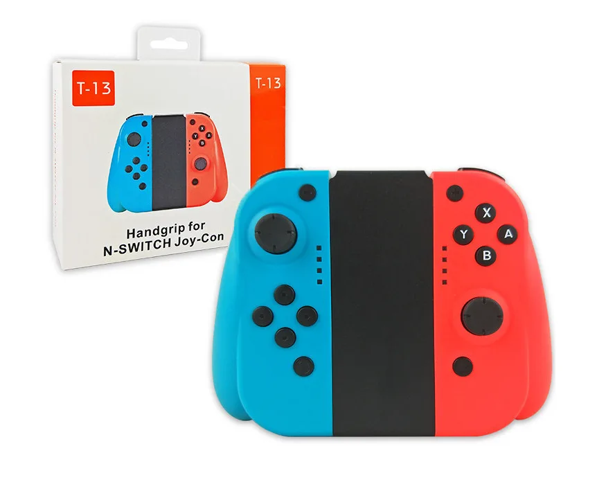 Беспроводной Pro Handgrip Bluetooth джойстики Joy-Con(L/R) игровые контроллеры геймпад для Nintendo Switch NS консоли синий и красный