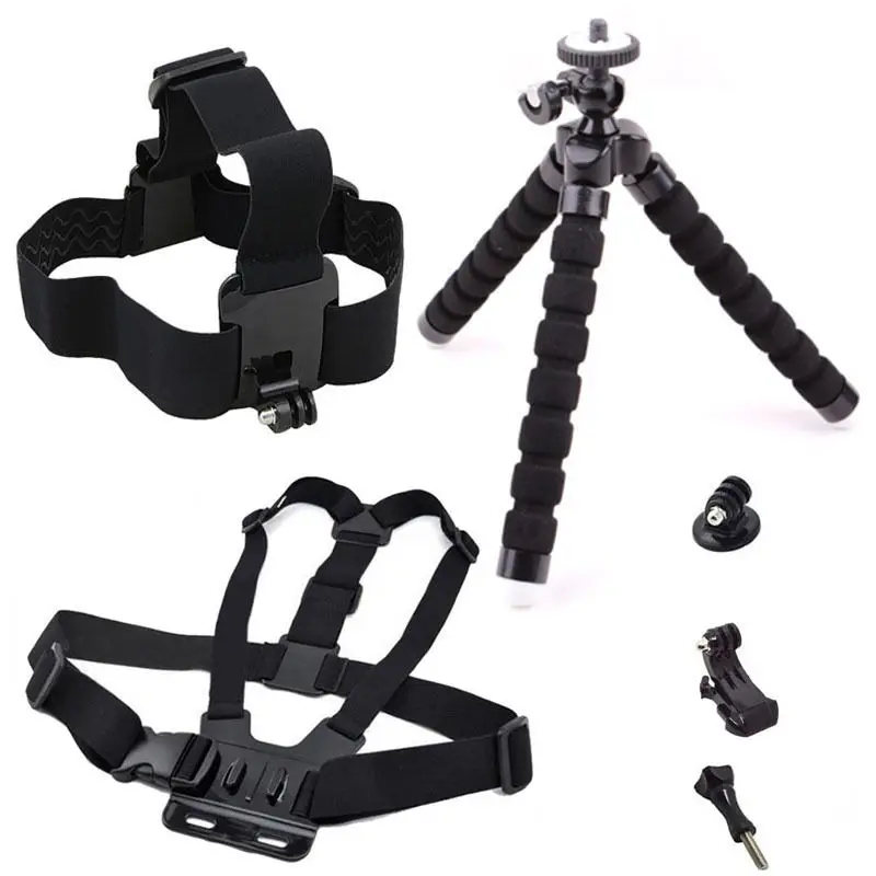 Action Camera Accessories Kits for Gopro hero 6 Selfie Monopod for Xiaomi Yi 4K Tripod for Go pro 5 4s for SJCAM SJ4000 EKEN H9 цена Action Camera Accessories Kits for Gopro hero 6 Selfie Monopod for Xiaomi Yi 4K Tripod for Go pro 5 4s for SJCAM SJ4000 EKEN H9 цены онлайн