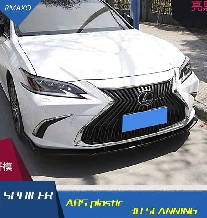 

For Lexus ES260 Body kit spoiler 2018-2019 For ES300 ES350 ABS Rear lip rear spoiler front Bumper Diffuser Bumpers Protector