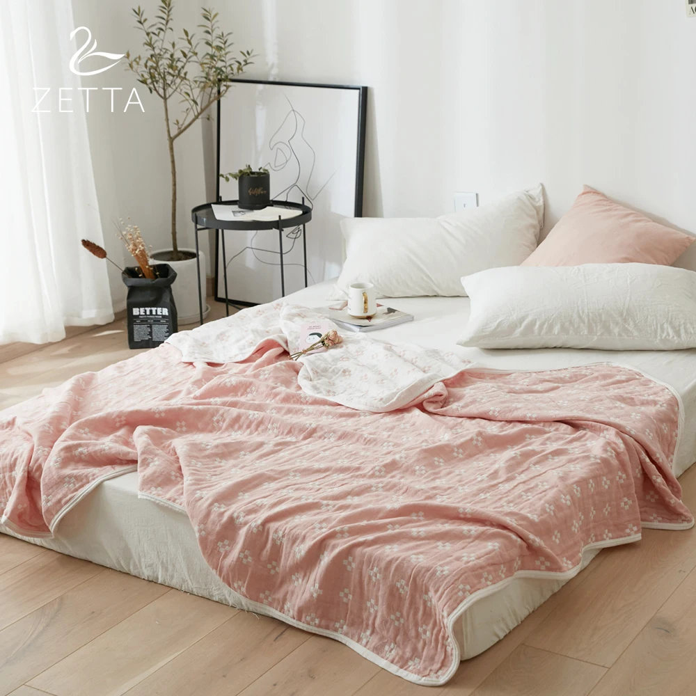

[ZETTA] 100% CottonSummer Thin Bedspread Children And Adults Quilt Blanket Summer Quilt 0008