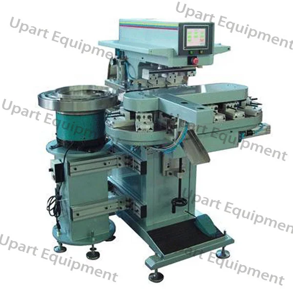 

automatic double color bottle caps pad printer for sale