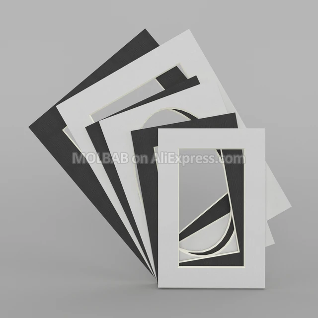 Supports rectangulaires en papier pour cadres photo, cadres photo A4 A3,  cadre photo en papier polymère, décor photo, blanc, 6 , 7, 8 , 10/16,  15 pièces - AliExpress