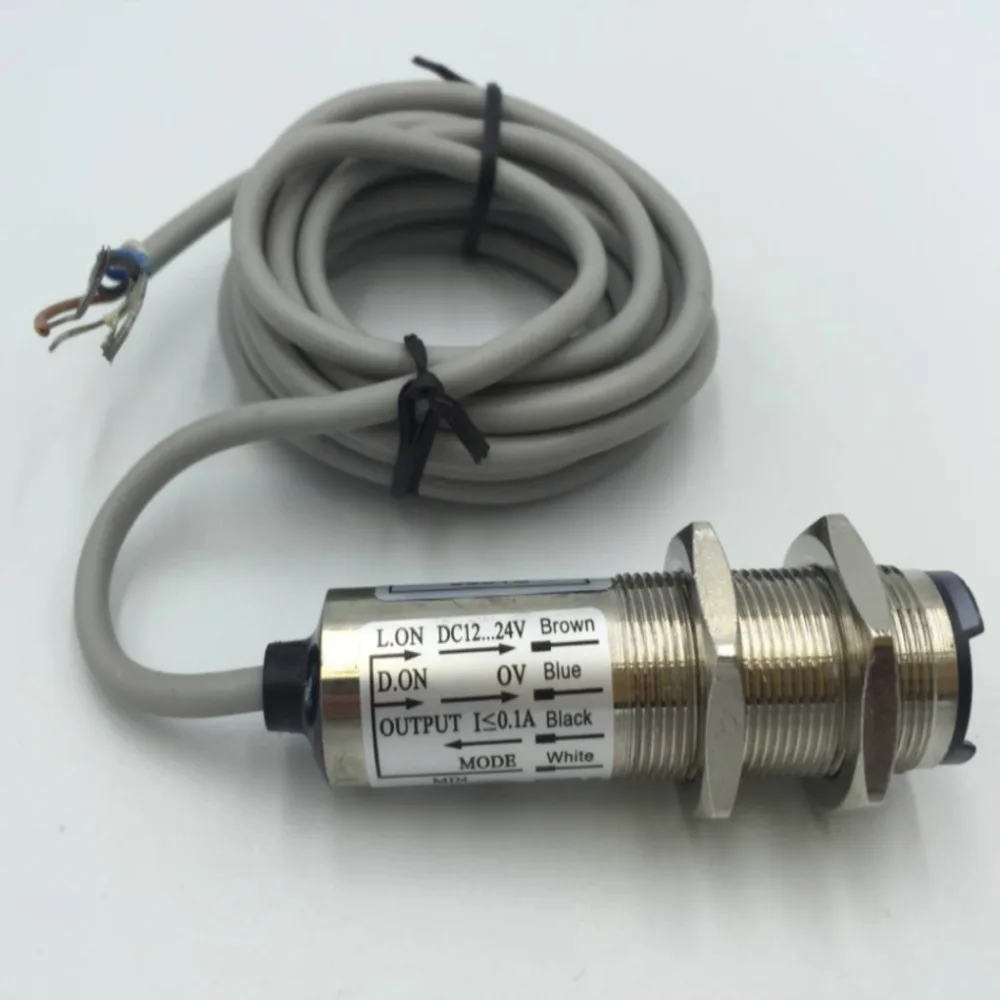 CDD 40N DC 12V 24V 40mA 4 проводной тип NPN NO + NC 40 мм детектор Цилиндрический индуктивный