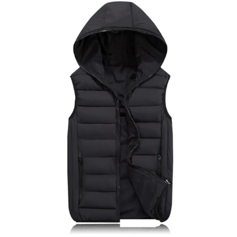 Жилет мужской зимний х/б с капюшоном и капюшоном|waistcoat for men|sleeveless jacket mencotton vest |