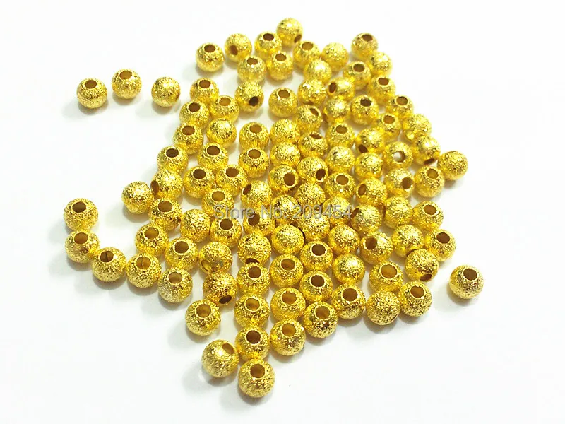 

Wholesale ! 4mm 1000pcs/lot Gold Metal Wrinkle Spacer Beads