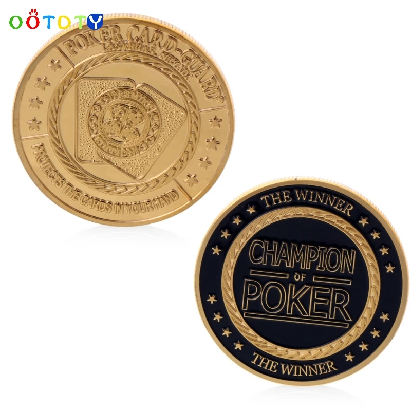 Позолоченные Чемпион покер памятные вызов коллекция монет Маркер подарок