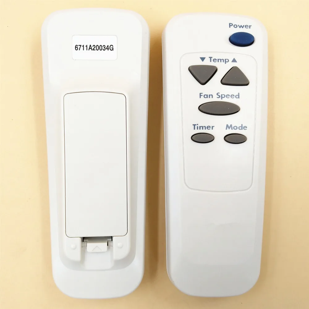 Original AC 6711A20034G Controle Remoto para Ar Condicionado LG
