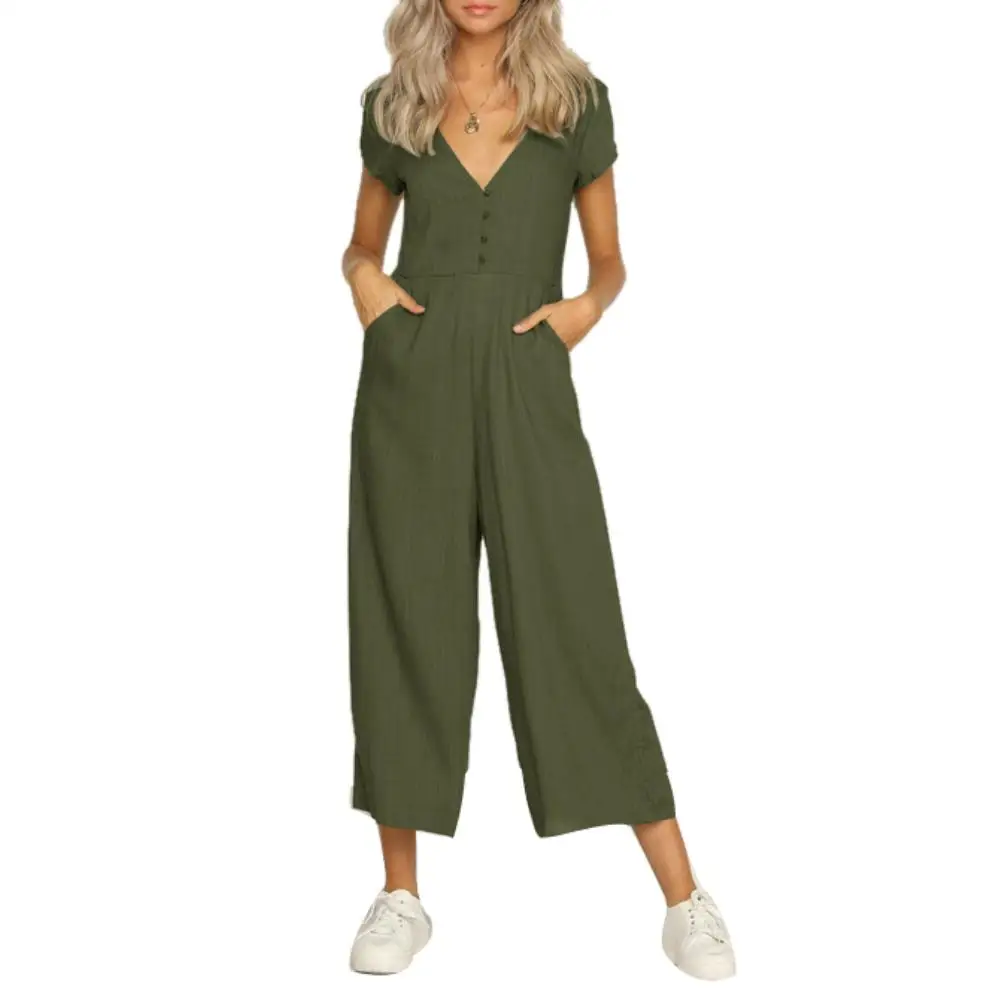 Aliexpress.com : Buy Fashion Solid Deep V Neck Short