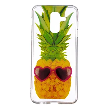 

50pcs/lot Arrival Patterns Printing Soft TPU Transparent Protector Phone Back Cover Case For Samsung Galaxy A6 / A6 PLUS 2018