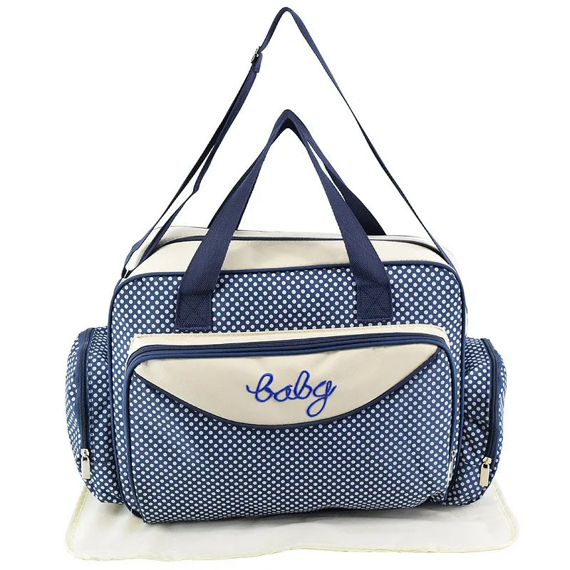 MOTOHOOD Baby Diaper Bag Organizer Baby Care Carriage Bag For Stroller Fashion Dot Multifunction Baby Bags For Mom 451530cm (3)