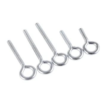 

Iron white zinc ring screw with ring hook ring bolt nut closed mouth eye machine tooth screw M3M4M5M6M8*12 15 16 20 30 40 50 60