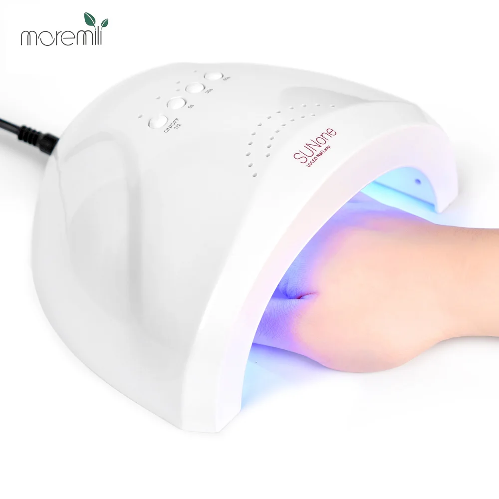 

Moremili 48W UV Led Lamp Nail Dryer For All Types Gel 30 Leds UV Lamp for Nail Machine Curing 5s/30s/60s Timer LED Nail Lamp
