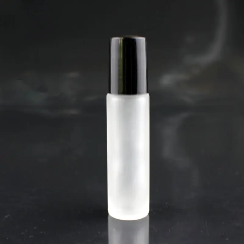 1 шт. 10 мл матовое стекло эфирное масло бутылка с натуральным драгоценным камнем ролик пустой освежители воздуха многоразовые жидкости ролл на