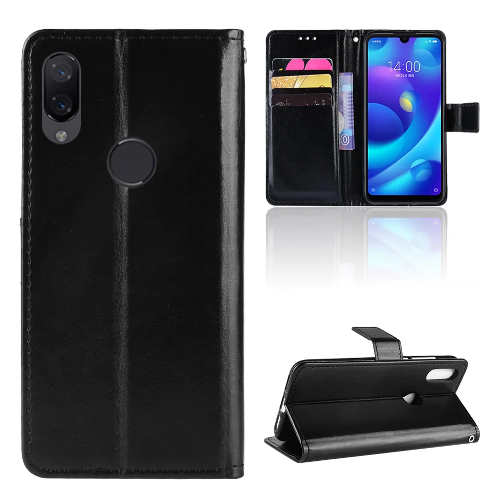 Ремешок из искусственной кожи для Xiaomi Redmi 7 чехол Роскошный кошелек флип