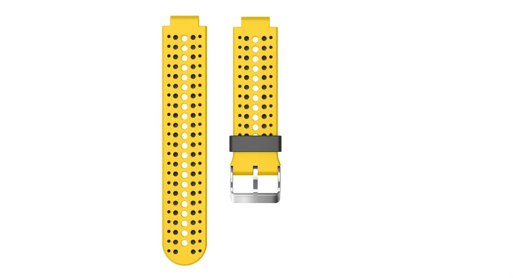 Мода двойной Цвета Мягкие силиконовые смарт-часы замена спортивные часы группа ремешок для Garmin Forerunner 235 - Цвет: E