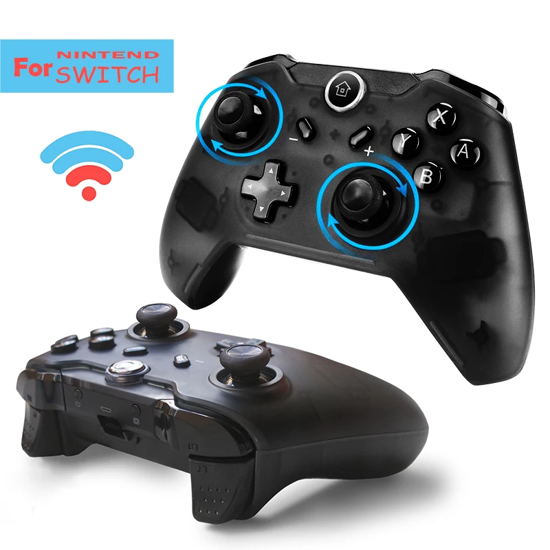 

For Nintedo Switch Controller Chargable Bluetooth Wireless Pro Game Controller Gamepad Joypad 8m Distance Large Battey
