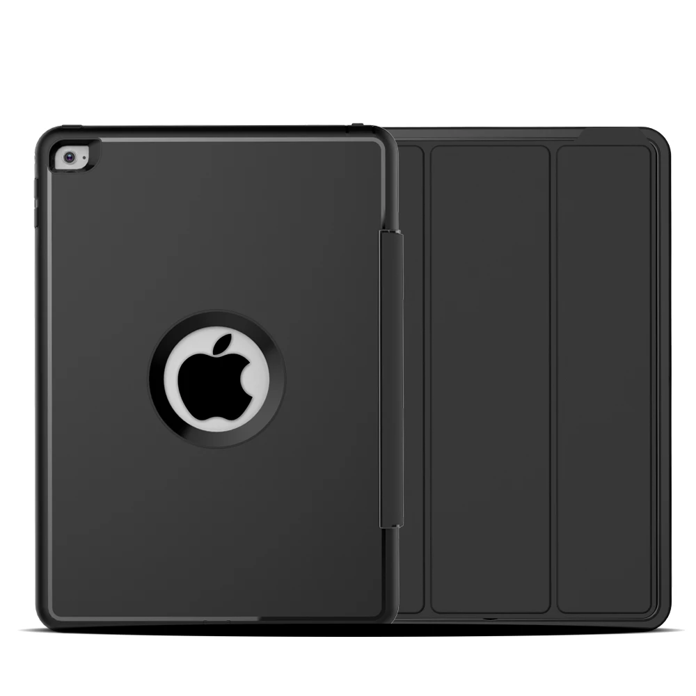 XMB02 Auto Sleep And Wake Cover for iPad BLK (1)
