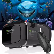 VR Shinecon Virtual Reality 3D Glasses google cardboard 2.0 Pro Version VR Glasses VR 2.0 Movie For 4.5-6.0′ Smartphone