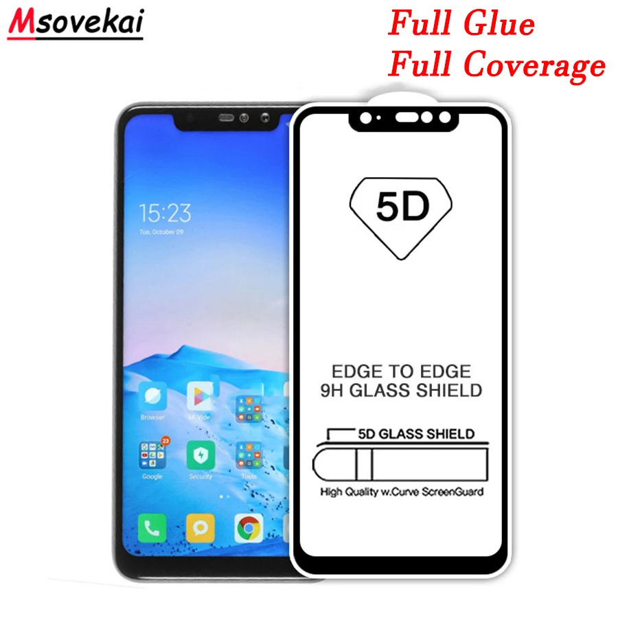 Полный Клей полное покрытие 5D 6D 9D 9 H закаленное стекло для Xiaomi mi x 3 2 S Red Note 6 Pro