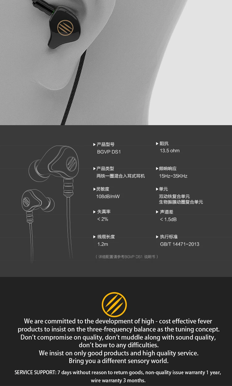 2018 BGVP DS1 Двойной Сбалансированный Арматура + Динамический гибрид Tech наушники MMCX HIFI Fever наушники для меломанов Moniter в ухо гарнитура