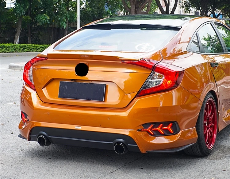 Для Honda Civic- 10th Gen седан автомобильный Стайлинг модифицированное заднее крыло утка хвост крыло наружное украшение автомобиля аксессуары