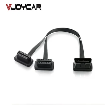 Удлинительный кабель OBD, разъем OBD2 1-2, 16 штырьков, штекер-двойной штекер, y-образный разрез, ELM327, диагностический инструмент, новые автомобиль... Удлинительный кабель OBD, разъем OBD2 1-2, 16 штырьков, штекер-двойной штекер, y-образный разрез, ELM327, диагностический инструмент, новые автомобиль...