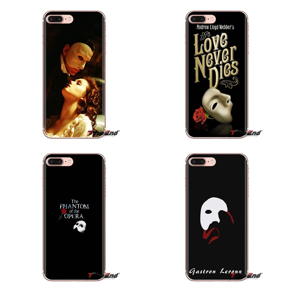 Прозрачный мягкий Чехол PHANTOM OF THE OPERA для Xiaomi Mi3 Samsung A10 A30 A40 A50 A60 A70 Galaxy S2 Note 2 Grand Core Prime