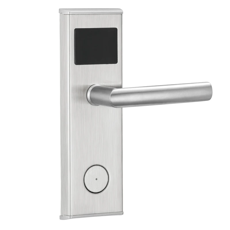 

Hotel Electronic Lock Motel Electric Guestroom Stainless Steel RFID Promixity RF Lock 125KHz T5577 Key Card Economic Access