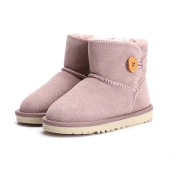 

Kids Shoes kids winter boots for girls snow boots laarzen meisjes kinder laarze chaussures fille hiver leather boys winter boots