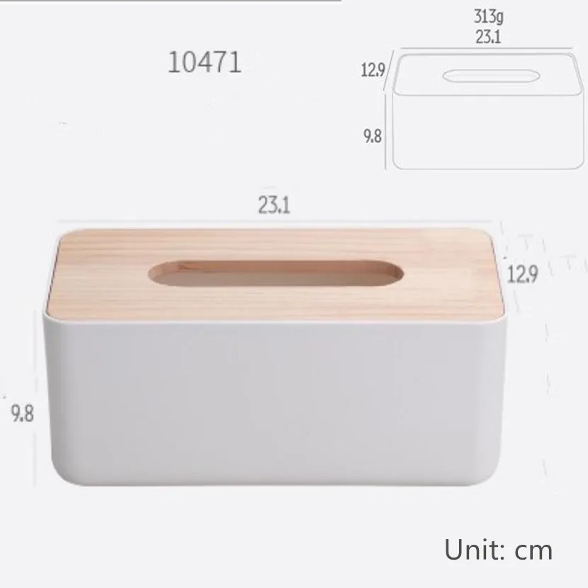 4 стиля домашняя кухня гостиная туалет деревянный пластиковый ящик для салфеток Твердый Деревянный Держатель салфеток чехол простой стильный - Цвет: SMT304-10471