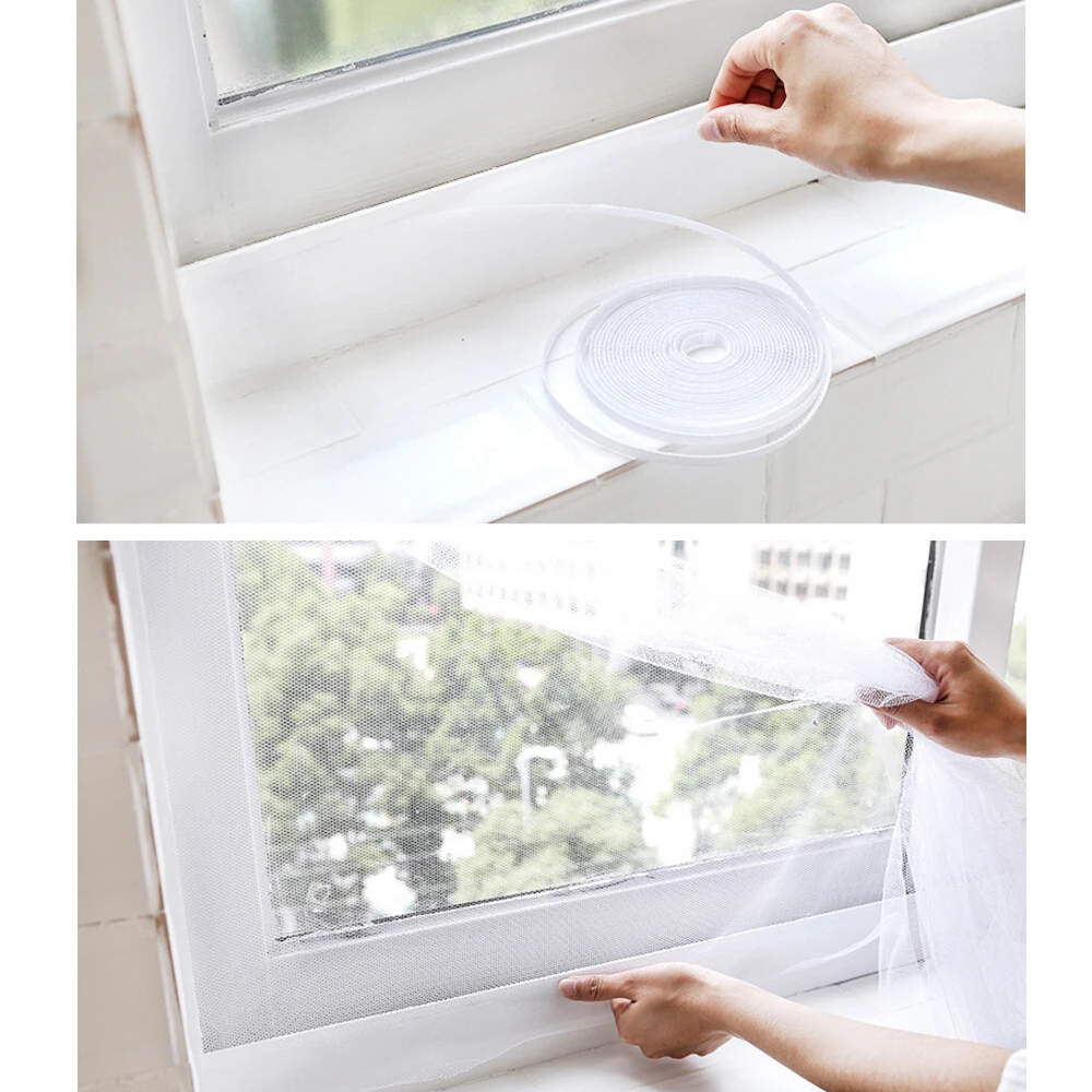 Москитная сетка занавес протектор DIY самоклеящаяся для кухни занавеска на дверь противомоскитная сетка мухи комары сетка на окно экрана