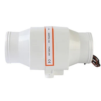 

Marine Boat In Line Bay Bilge Air Blower Ventilation Four Blade Practical Durable Anti Moisture Corrosion Resistant Vent Fan