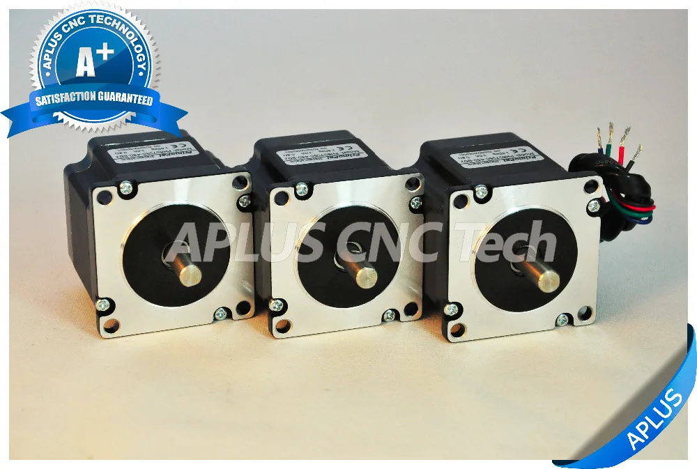

3 PCS NEMA 23 Stepper Motor, 155oz-in 56mm 3.0A, 1.8degree, 4wires