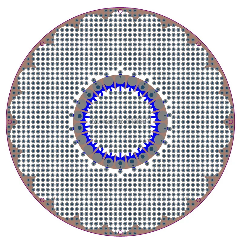 50 шт./лот) Прототип PCB для LilyPad проект DIY, D 120 мм/4,72"