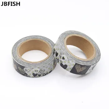 

JBFISH Time and Love washi tapeDIY paper masking tapes for diary album scrapbooking Stationery School supplies 8117