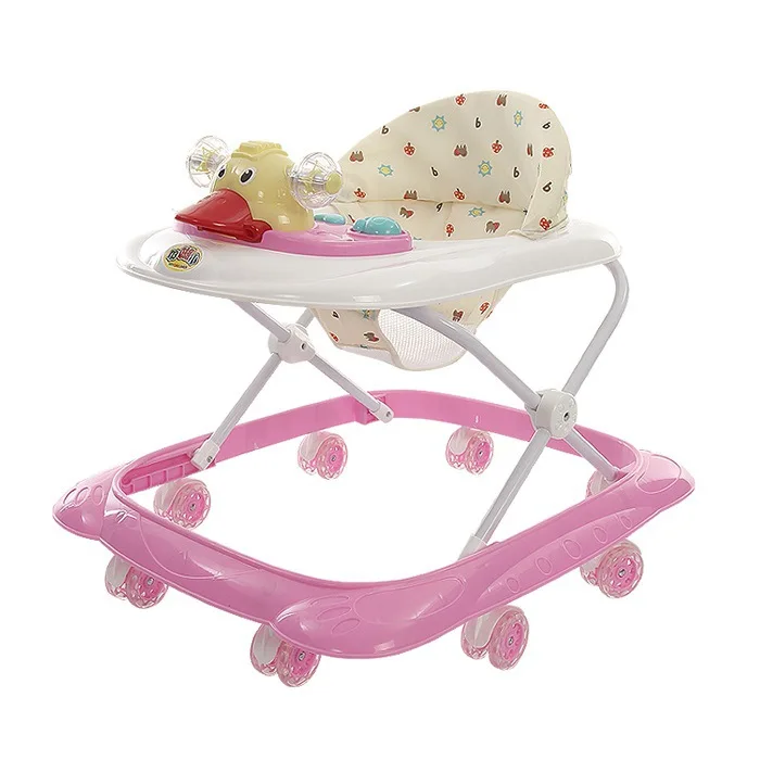 

Infant With music Baby Folding Learn to Walk Baby Walkers Prevent rollover Children Multi-function Baby Walkers