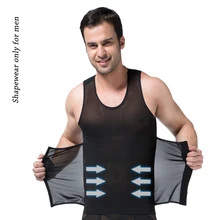 Профессиональный сексуальный мужской утягивающий жилет для похудения, пояс для живота, брендовый утягивающий жилет, Корректирующее белье