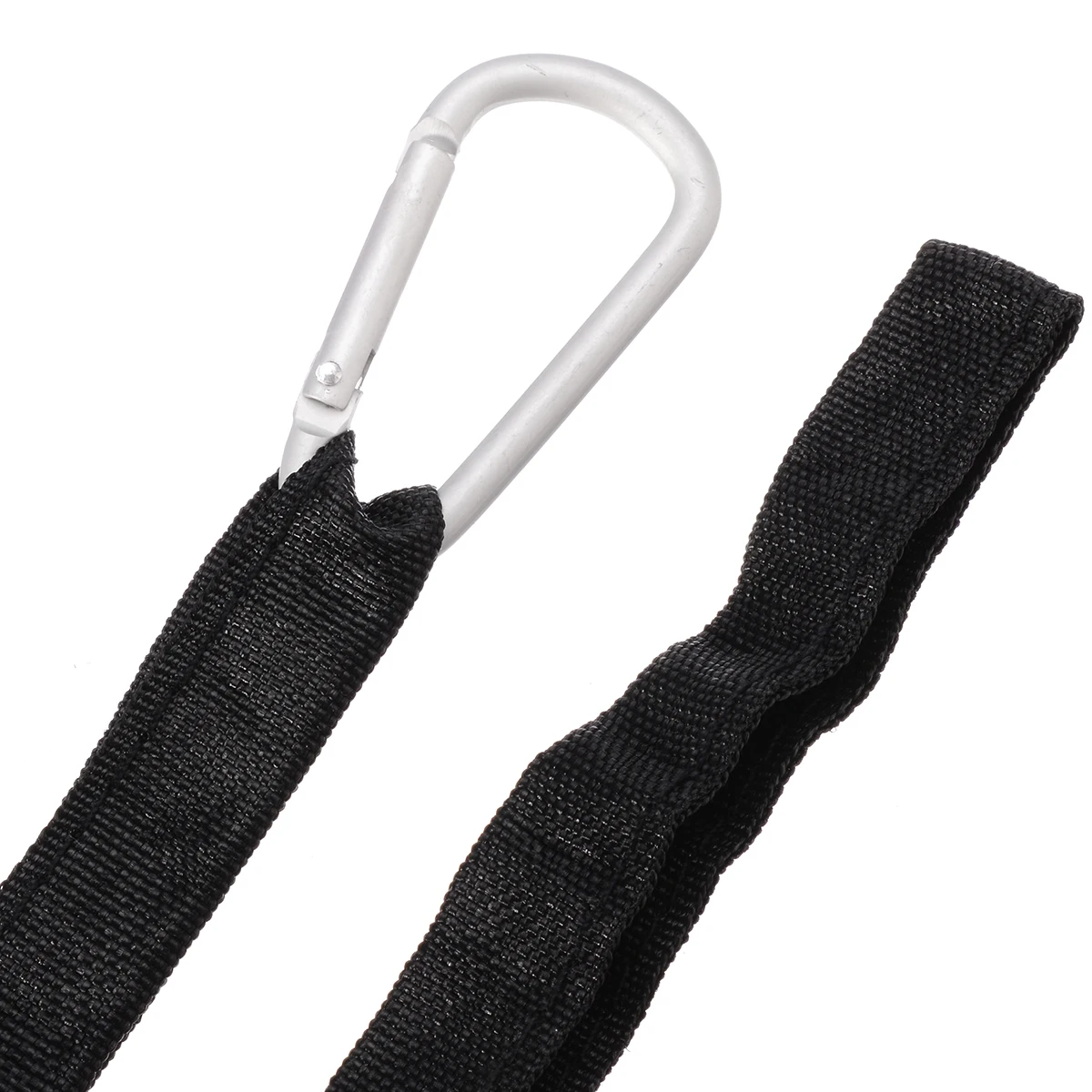 Rowing Boat Elastic Paddle Leash Kayak Canoe Safety Accessories Nylon Cord For Canoe Oars Fishing Rods Black