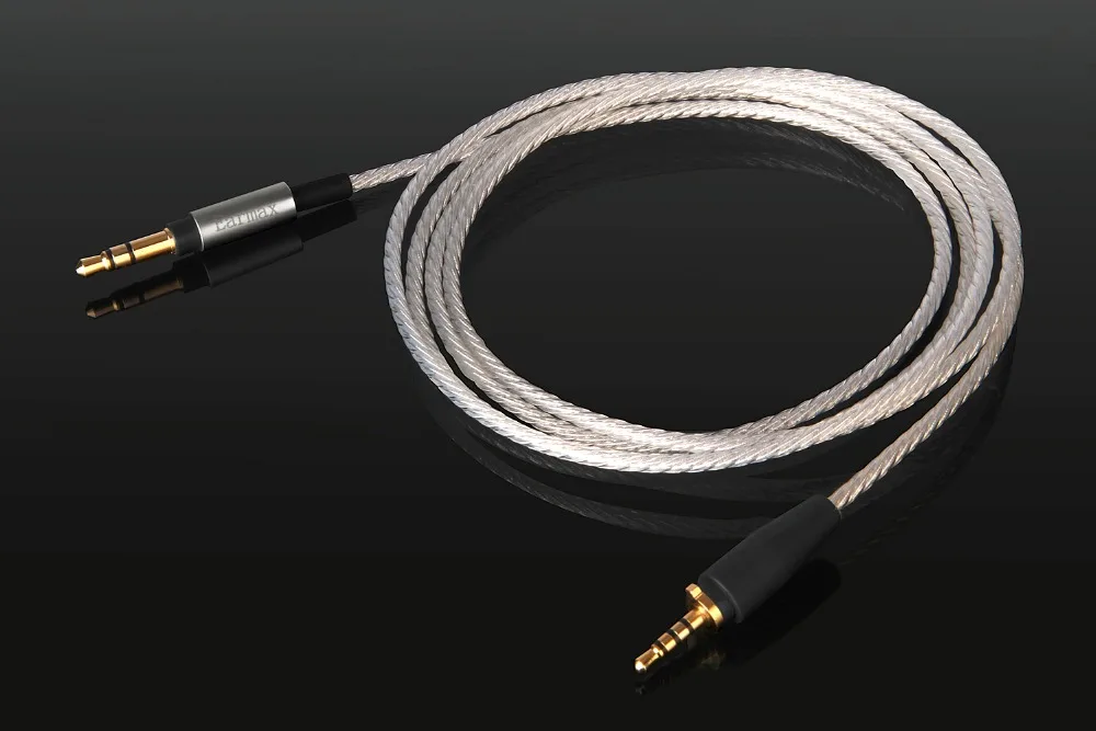Replacement Upgrade Silver Plated Audio Cable For Sennheiser Urbanite XL On Over Ear headphones