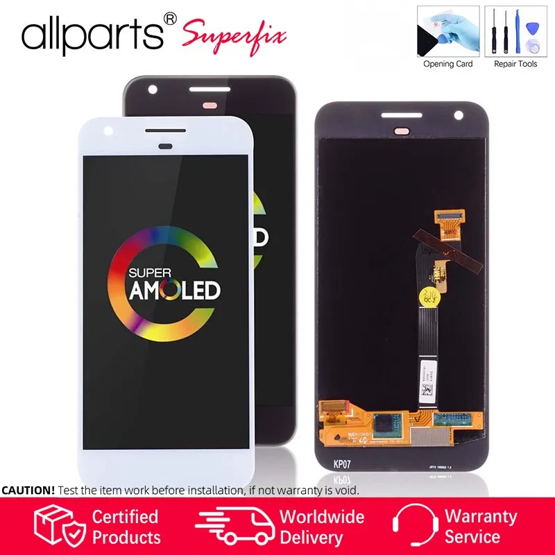 

AMOLED Original Display For Google Pixel LCD Touch Screen Digitizer Replacement for Google Pixel 1 Display HTC Nexus S1 LCD @