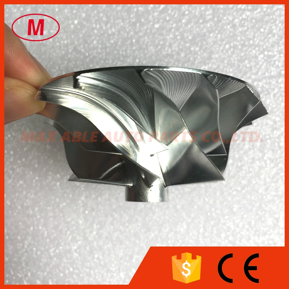 GT2835 452546-0005HF гоночный Турбокомпрессор алюминий 2618/рабочее колесо компрессора 53,11/73,00 мм 7+ 7 лопастей для обновления 452546-0005